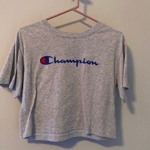 champion cropped t shirt